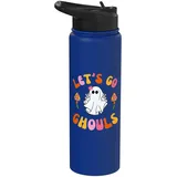 Retro Groovy Let's Go Ghouls süßes 70er Jahre Hippie Geist Kostüm Stainless Steel Insulated Water Bottle