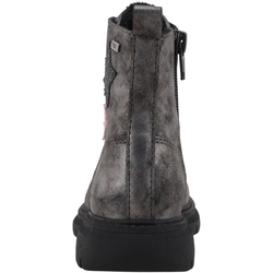 Winterstiefel TOM TAILOR, Mädchen, Gr. 31, grau, Lederimitat, Glitzer, metallic, Schuhe Winterstiefel, mit Glitzer