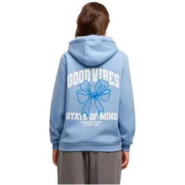 miss tee Good Vibes Bow Hoodie Blau M