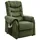 Livetastic Fernsehsessel Nino Velours 78 x 107 x 93 cm Dunkelgrün mit Relaxfunktion