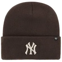 '47 Brand Fleecemütze Beanie HAYMAKER NY Yankees braun