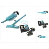 Makita DCL 182 RF Akku Staubsauger 18 V + 2x Akku 3,0 Ah + Ladegerät