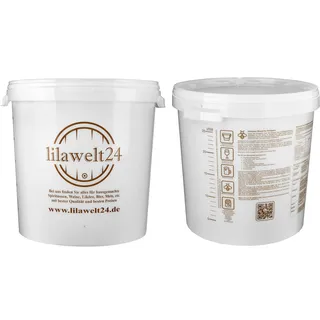 30L Eimer mit Deckel lebensmittelecht Gäreimer Gärbehälter für die Vergärung von Bier, Wein