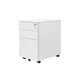 Möbel Kraft Rollcontainer 39 x 39 x 60 cm Weiß