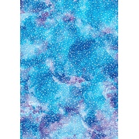 MarpaJansen Transparentpapier Transparentpapier, Sternennacht, 50x60 cm, 115 g/qm blau