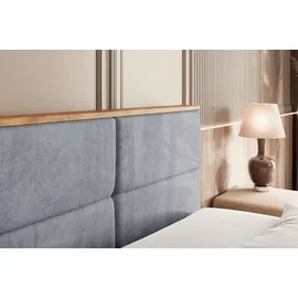altdecor Boxspringbett 200 x 200 cm H3 Grau