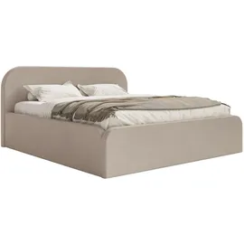 Selsey Polsterbett, Beige, Textil, 2-Sitzer, 140x200 cm, Schlafzimmer, Betten, Polsterbetten