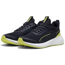 Puma Flyer Lite 3 JR Sneaker, New Navy-Lemon Sherbert White, 38