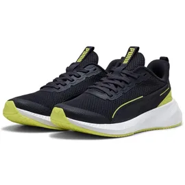 Puma Flyer Lite 3 JR Sneaker, New Navy-Lemon Sherbert White, 38