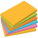 Sigel BA127 125mm x 75mm Blau, Gelb, Grün, Orange, Pink 600 Blatt