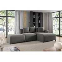 Fun Möbel Ecksofa Designersofa MEGAN XS inkl. Hocker Stoff