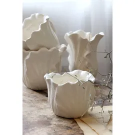 Chic Antique Fayence Ø 18 x 16 cm Creme