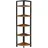 VASAGLE Eckregal 30 x 30 x 150 cm Braun