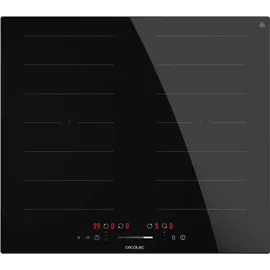 Cecotec Induktionsplatte mit 1 Zone und 1 Flexzone Bolero Squad I 4001 Flex, 7200W, 9 Stufen, Timer, Booster-Funktion, Touch-Slider-Steuerung, Stop&Go, Kindersicherung und Low Power Heating