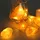GLOBO LED Lichterkette Salzkristalle 2 m Warmweiß