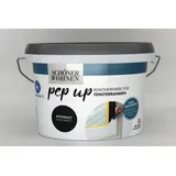 Schöner Wohnen Pep Up Renovierfarbe für Fensterrahmen Holz PVC Anthrazit 1l