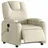 vidaXL Massagesessel Modell 7 Kunstleder 80 x 100 x 80 cm Creme elektrisch