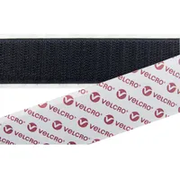 VELCRO® E08802033011425 Klettband zum Aufkleben Haftteil (L x B) 25000mm x 20mm Schwarz 25m