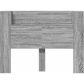 vidaXL Kopfteil Graues Sonoma 140 x 16,5 x 103,5 cm Holzwerkstoff