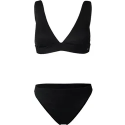 BRUNOTTI Damen Bikini Bodhi-Leaves, Leaves Jacquard Black, 34