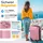 Kesser Koffer-Set 4-tlg. rosa/abs