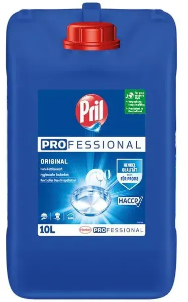 Spülmittel Pril Original Professional 10 l höchste Fettlösekraft dank der Fett-weg-Formel