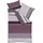 KAEPPEL Imperial Gestreift Bordeaux 135 x 200 cm + 80 x 80 cm