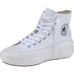 Sneaker CONVERSE "CHUCK TAYLOR ALL STAR MOVE PLATFORM", Gr. 38, weiß, Textil, sportlich, Schuhe