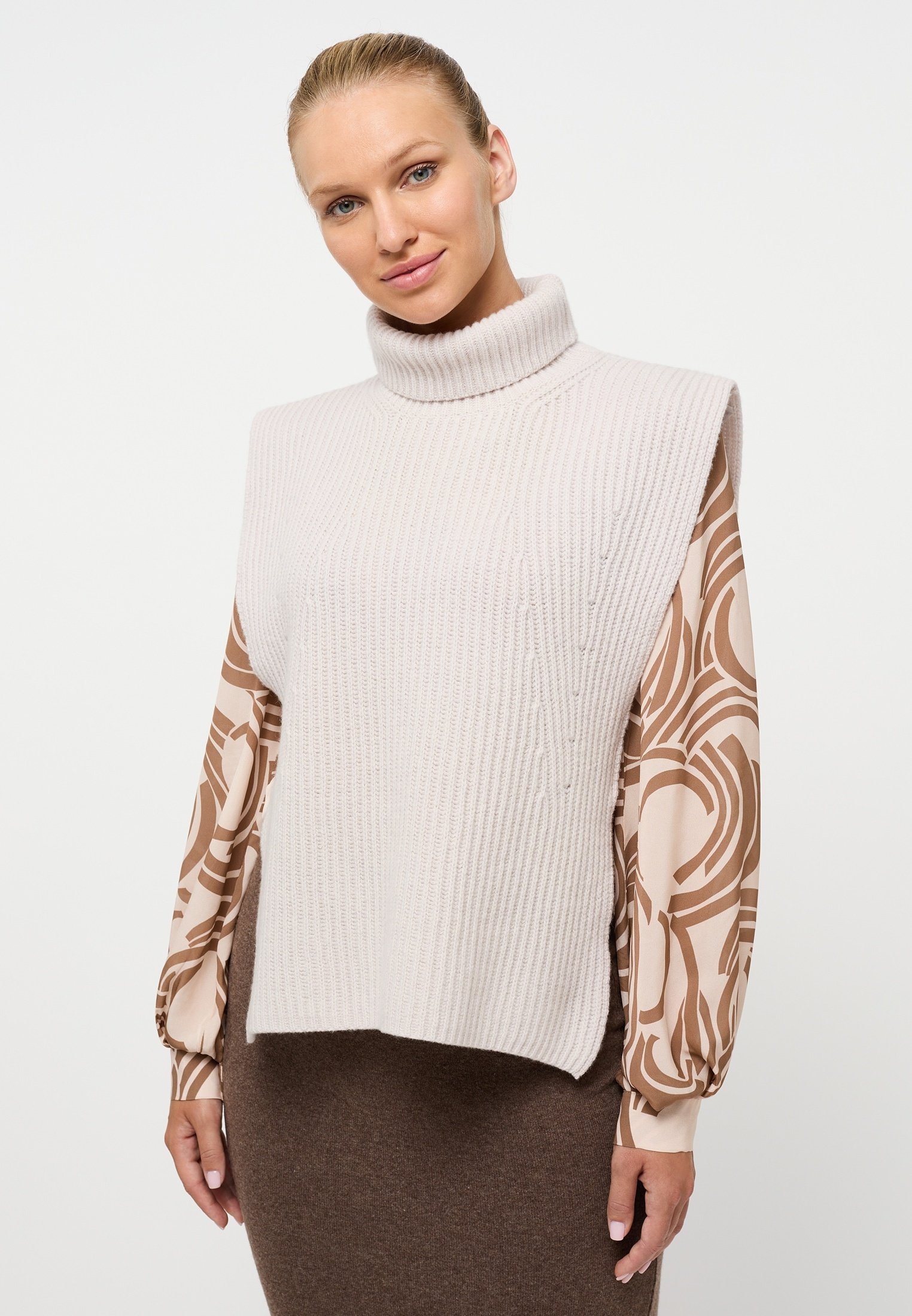 Eterna Rollkragenpullover Eterna beige M