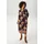 Aniston CASUAL Blusenkleid Blumendruck Beige/Blau/Braun 50