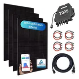 myvoltaics MyBasic XXL Balkonkraftwerk bifazial 2600 W inkl. APsystems 2025 Wechselrichter