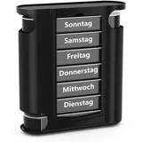 Opret Tablettenbox 7 Tage Mit 4 Fächer für Morgens, Mittags, Abends, Nachts - Medikamentenbox, Pillenbox, Pillendose, Tablettendose, Wochenbox, Tabletten Organizer, Supplement Box