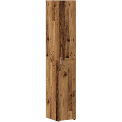 vidaXL Highboard Altholz 30x42.5x185 cm Kontrast Holz