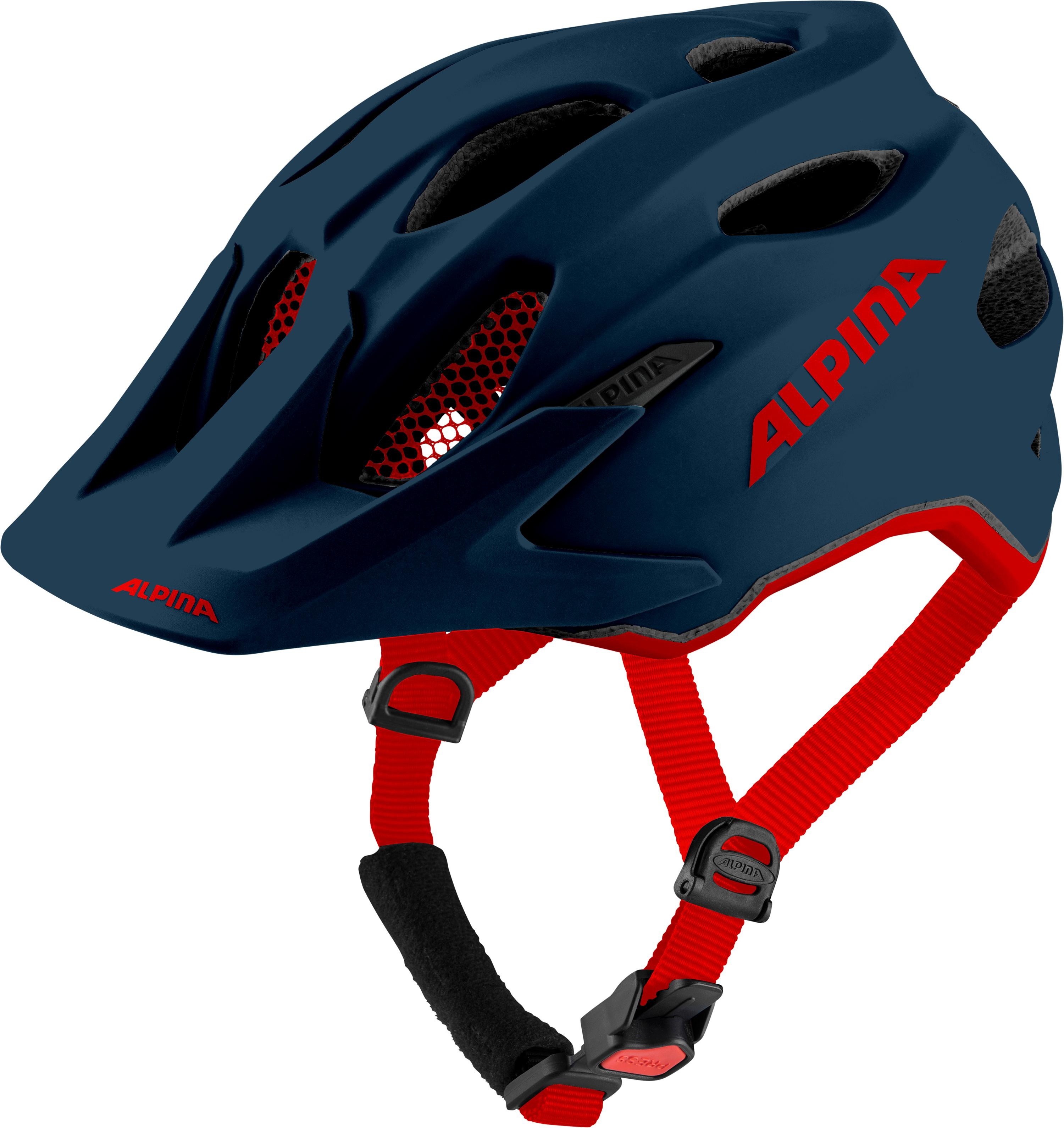 Alpina Carapax Jr. Kinder Fahrrad Helm 51-56cm | Indigo matt
