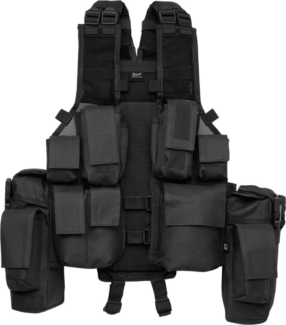 Brandit Tactical Vest, zwart Voorman