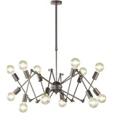 WOFI Sputnik 12-flg. 95 cm braun Metall
