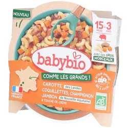 Babybio Coquillettes Karotte Champignon Schinken
