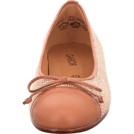 Gabor Pumps beige braun Bast Ballerinas 85.102.48 für Damen, braun, Größe 42 EU / 8 UK