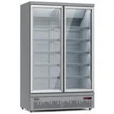 CombiSteel Gastro Flaschenkühlschrank Kühlschrank Gewerbekühlschrank 1000 L 1253x710x1997mm 2 Glastüren