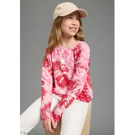 Kidsworld Fledermausshirt in pink batik, | Gr.: 164/170,