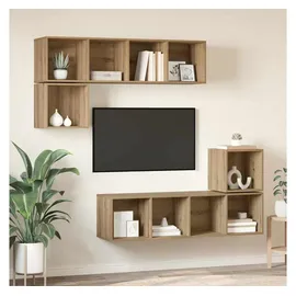 vidaXL TV-Schrank-Set 4 pcs Eiche handwerklich 37 x 37 x 142.50 cm)
