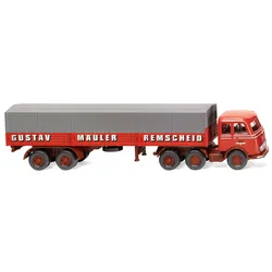 MB LPS333 Pritschensattelzug - Spedition Gustav Mäuler Modell von WIKING 1:87