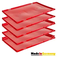 TSGPS Kingpower - 5x Deckel Eurobox 40 x 60