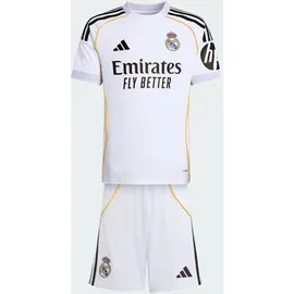 adidas Real Madrid Heim-Minikit 2025/26 Kinder Weiß Gr. 164