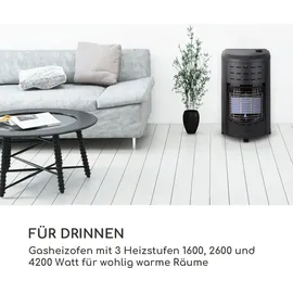Blumfeldt Terrassenheizer Gasheizstrahler 40 kW schwarz