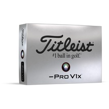 Titleist Pro V1x Left Dash Golfbälle white