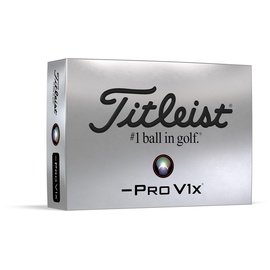 Titleist Pro V1x Left Dash Golfbälle white