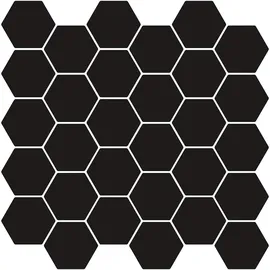 vidaXL Sechseckige Fliese 20 pcs Schwarz 30 x 30 cm