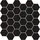 vidaXL Sechseckige Fliese 20 pcs Schwarz 30 x 30 cm