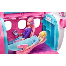 Barbie Dreamhouse Adventures Reise Traum-Flugzeug mit Puppe (blond)